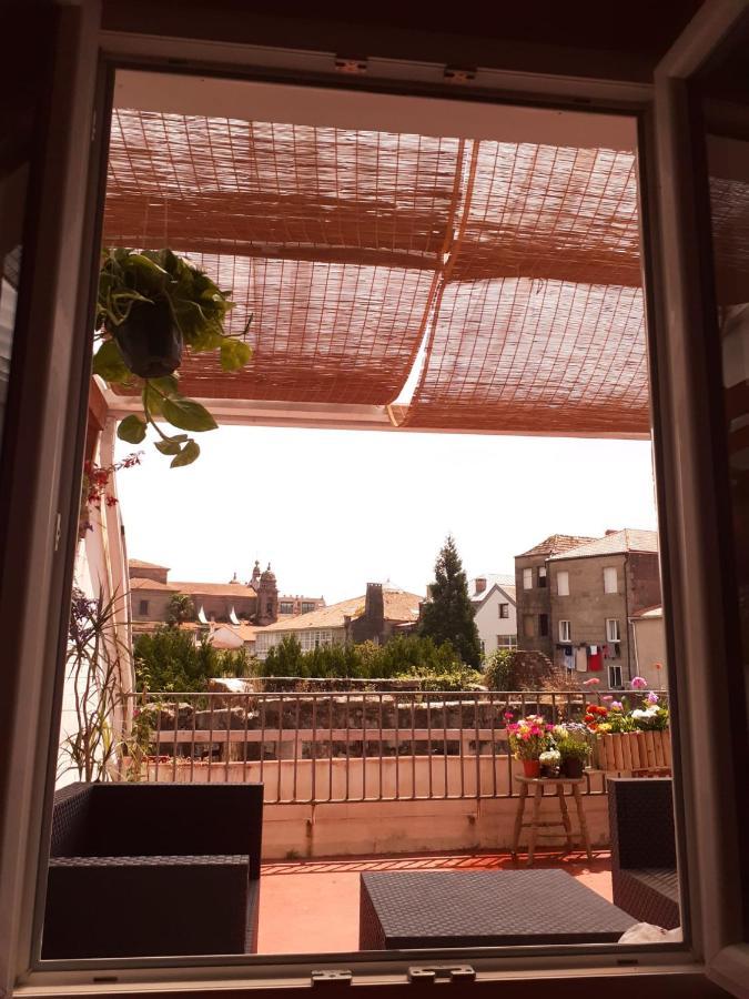 Ferienwohnung Sx6 Atico Con Terraza En Centro Historico Pontevedra Exterior foto